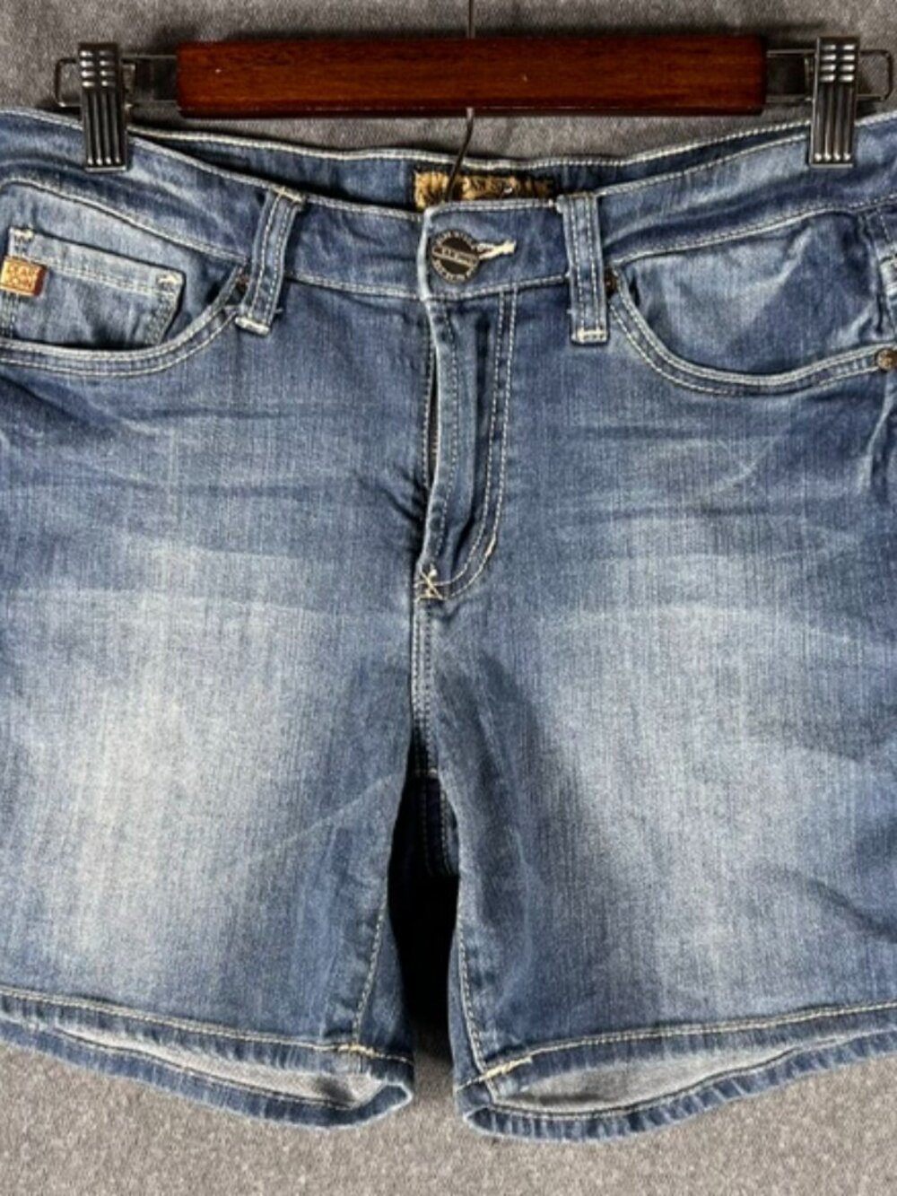 Dear John Gigi Shorts Womens Sz 26 Cool Breeze Color Denim 5 Pocket 29x5 Summer